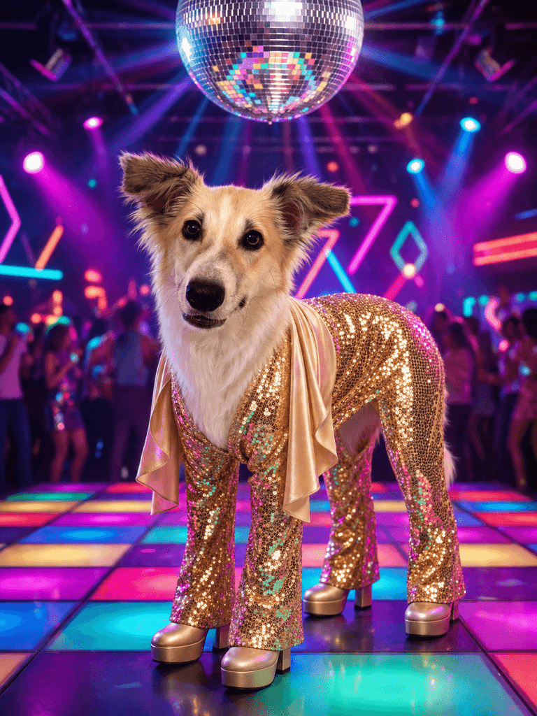 Generated Time Traveler / Disco pet portrait 24