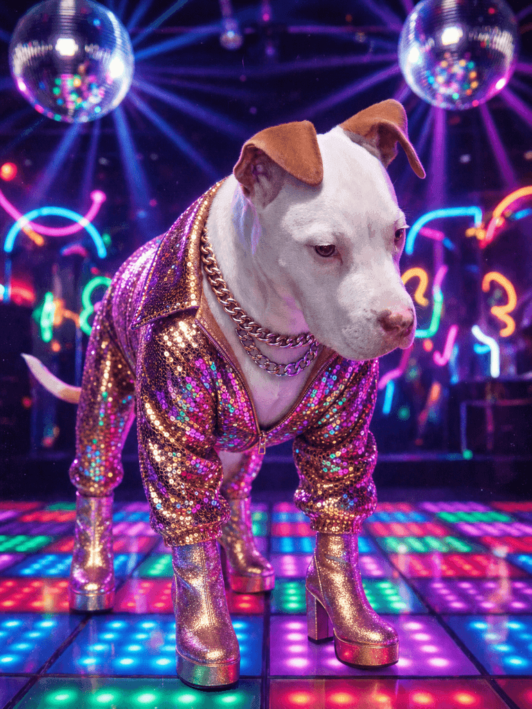 Generated Time Traveler / Disco pet portrait 34
