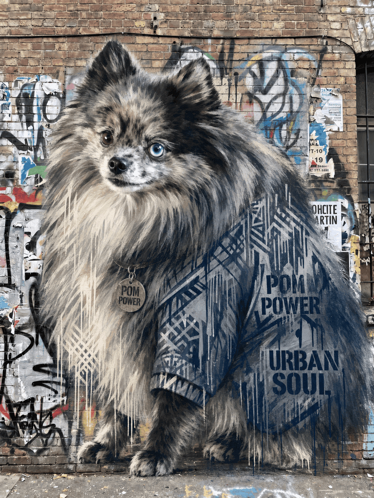 Generated Pop Culture / Street Art pet portrait 18