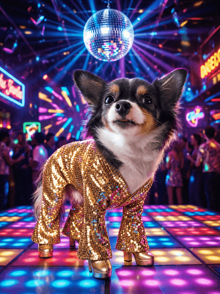 Generated Time Traveler / Disco pet portrait 32