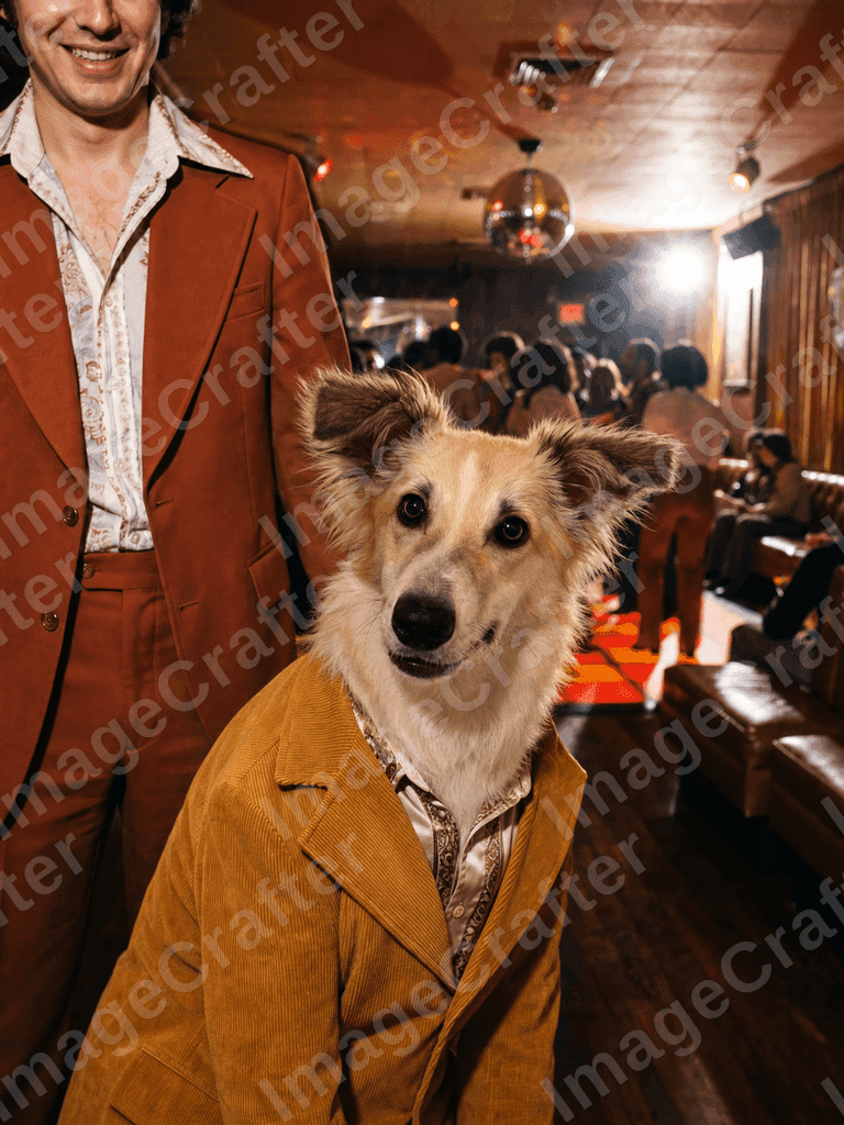 Generated Time Traveler / Disco pet portrait 15