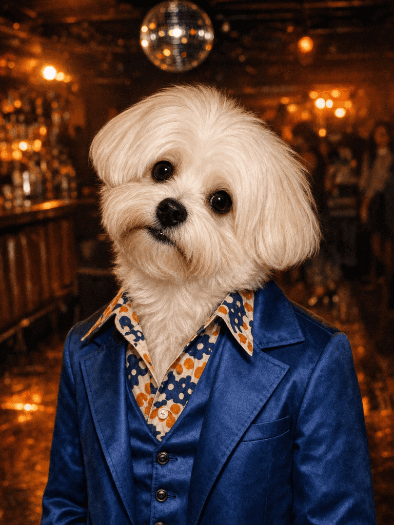 Generated Time Traveler / Disco pet portrait 8