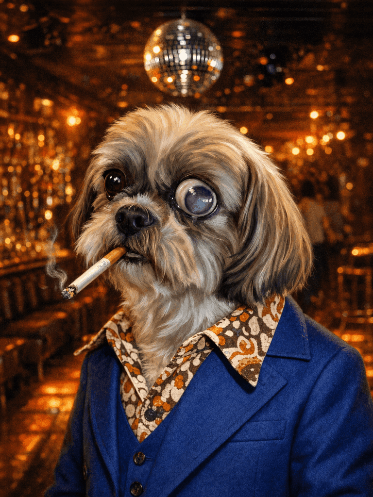 Generated Time Traveler / Disco pet portrait 2
