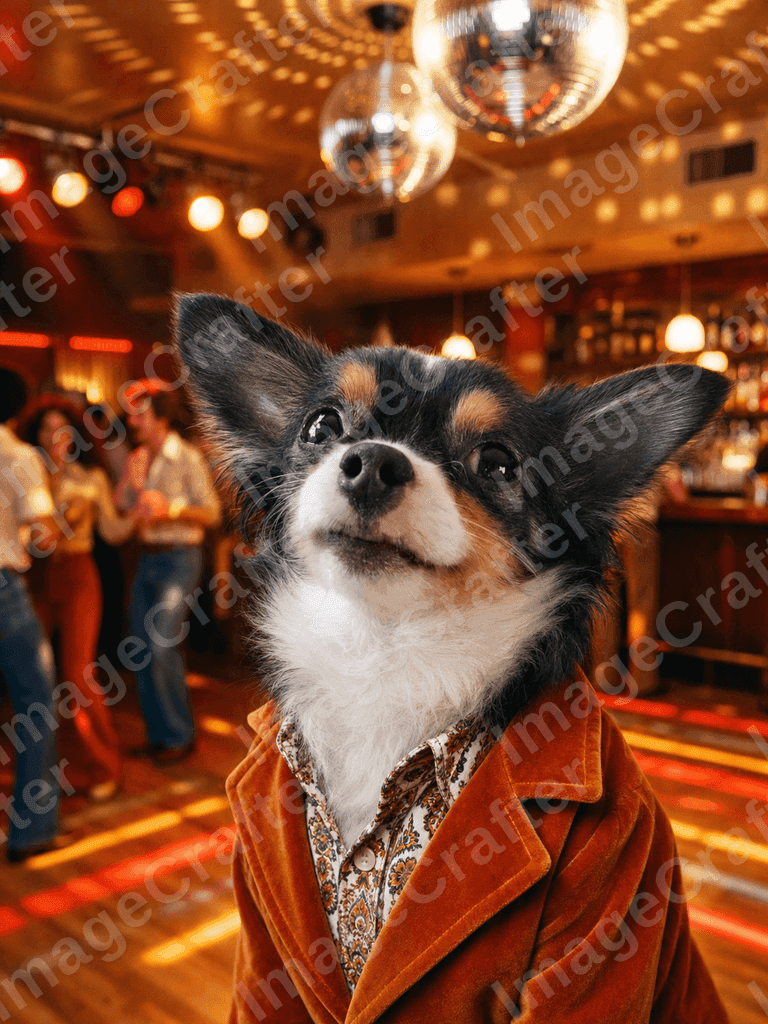 Generated Time Traveler / Disco pet portrait 14