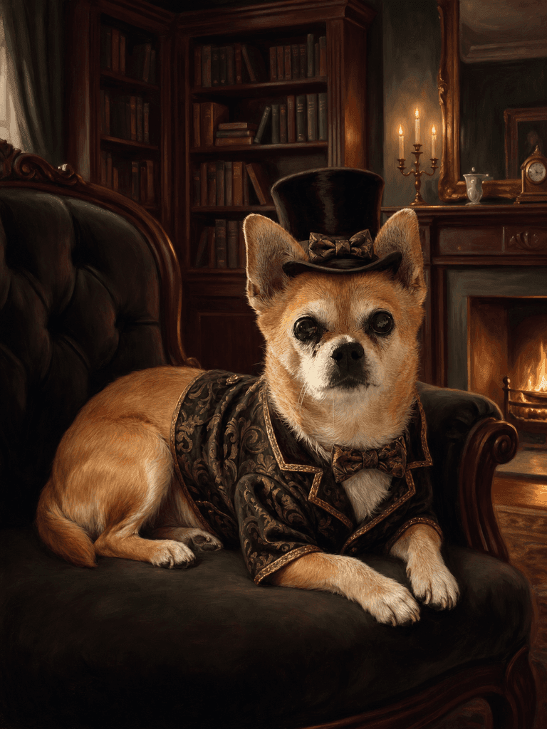 Generated Royal Gallery / Victorian pet portrait 17