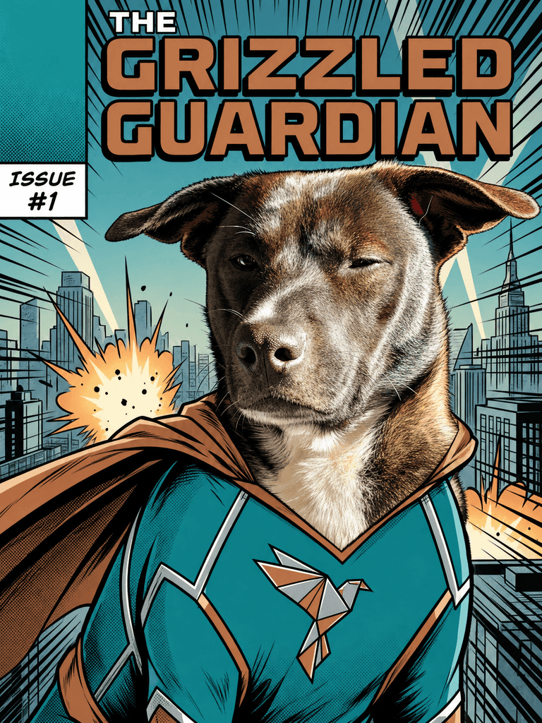 Generated Pop Culture / Comic Hero pet portrait 30