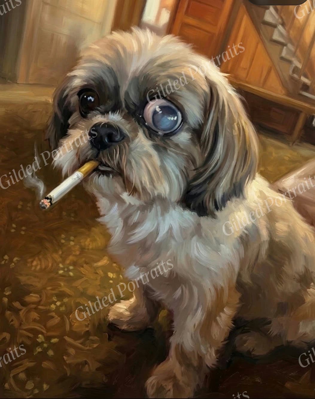 Original pet photo before transformation 2